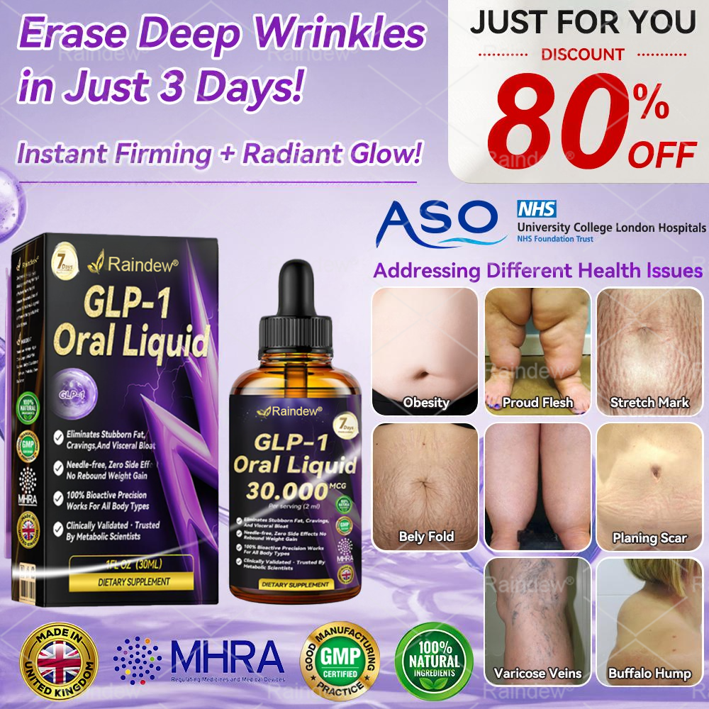 Recommended by UCLH, University College London Hospitals| Official Store | Raindew® 💎𝐆𝐋𝐏-𝟏 𝐨𝐫𝐚𝐥 𝐥𝐢𝐪𝐮𝐢𝐝--✅Revolutionary GLP-1 Scientific Sugar Control and Weight Loss Programs