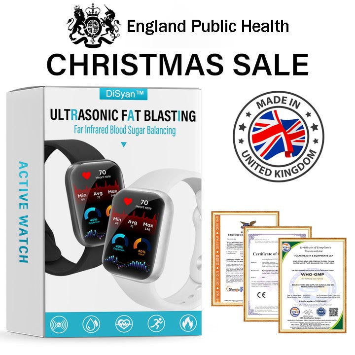Official Store: DiSyan™ Ultrasonic Fat Blasting ＆ Far Infrared Blood Sugar Balancing Detox Wristband 👑UK Conformity Assessed