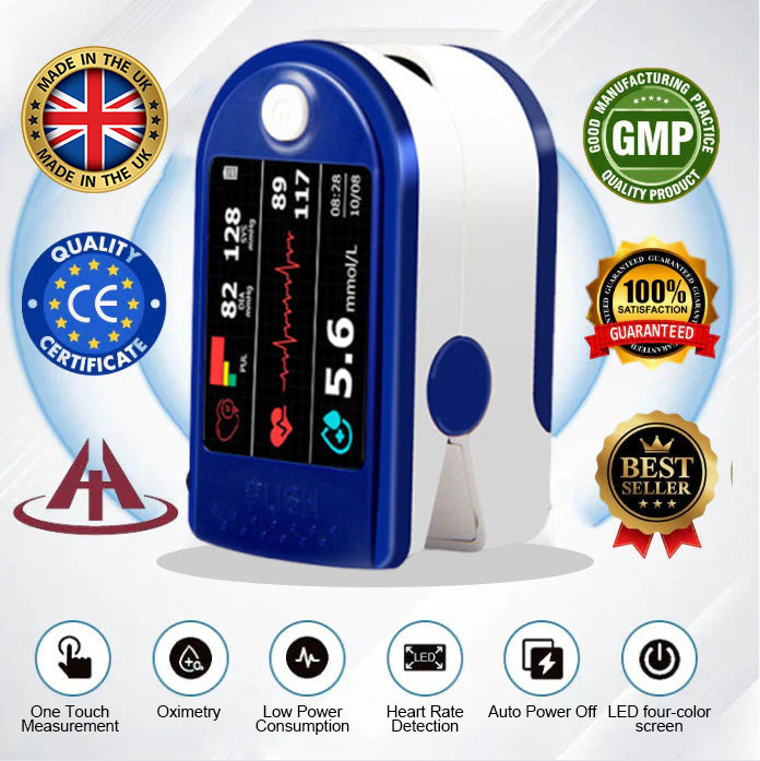 HERMSA™ Next-Generation Intelligent Multifunctional Non-Invasive Laser Blood Glucose Meter [99.9% Accuracy]
