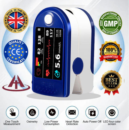 HERMSA™ Next-Generation Intelligent Multifunctional Non-Invasive Laser Blood Glucose Meter [99.9% Accuracy]