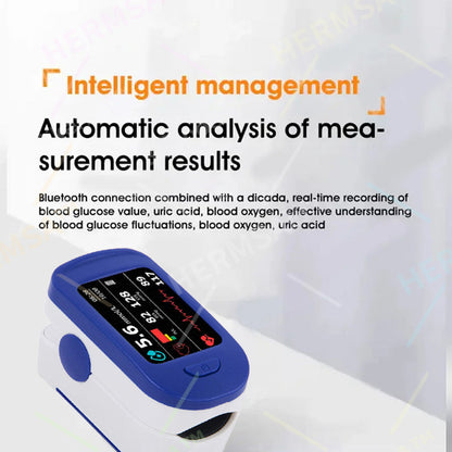 【OFFICIAL STORE】HERMSA High-Precision Multi-Purpose Non-Invasive Medical Device(For Blood Glucose, Blood Oxygen, and Blood Pressure Monitoring)[99.9% Accuracy]
