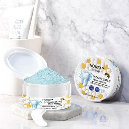 HONXI™ Focussmile Bee Venom Advanced Tooth Cleaning Powder🦷 (BDA Recommended)