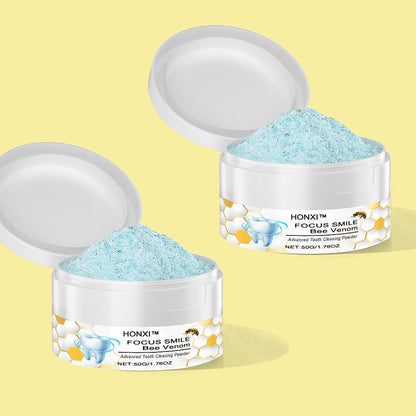HONXI™ Focussmile Bee Venom Advanced Tooth Cleaning Powder🦷 (BDA Recommended)
