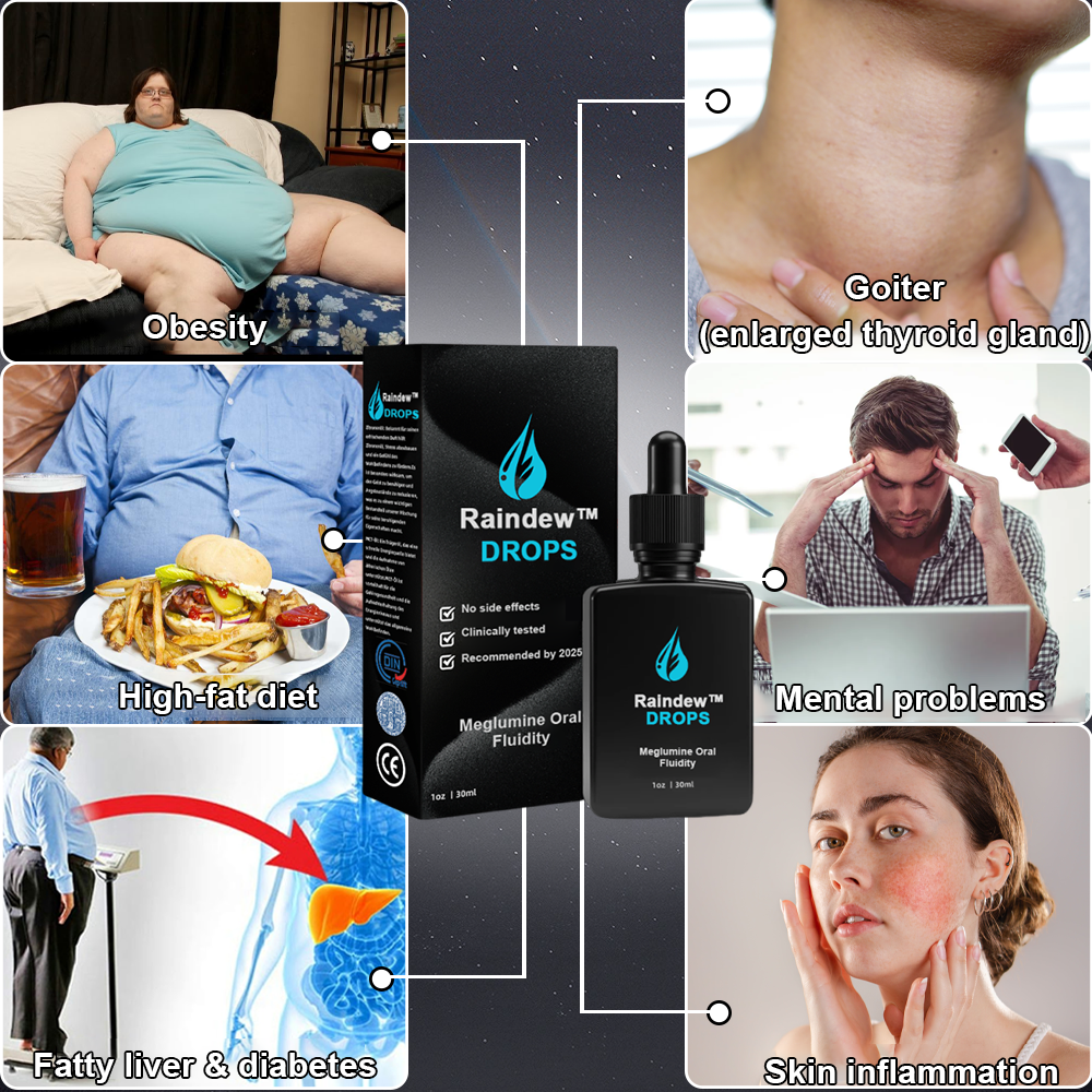Raindew™ 𝐌𝐞𝐠𝐥𝐮𝐭𝐢𝐝𝐞 Oral Liquid (Food-Grade Fat Burning Product, Developed by University College London, Strongly Recommended by RSM)