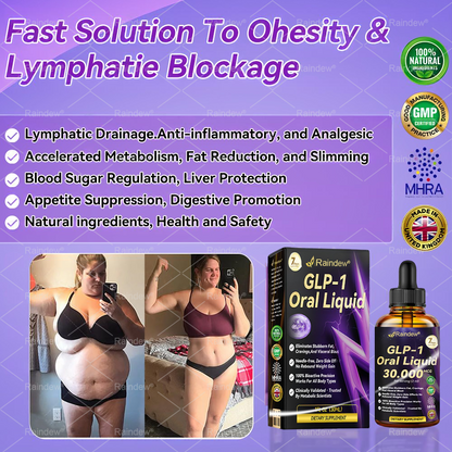 Recommended by UCLH, University College London Hospitals| Official Store | Raindew® 💎𝐆𝐋𝐏-𝟏 𝐨𝐫𝐚𝐥 𝐥𝐢𝐪𝐮𝐢𝐝--✅Revolutionary GLP-1 Scientific Sugar Control and Weight Loss Programs