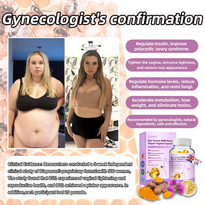 Lenreey® Bee Venom NMN Natural Repair Vaginal Capsules 🌷(For gynecological disease and obesity)