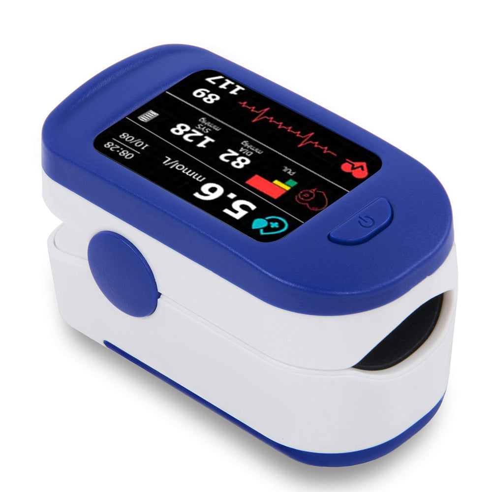【OFFICIAL STORE】HERMSA High-Precision Multi-Purpose Non-Invasive Medical Device(For Blood Glucose, Blood Oxygen, and Blood Pressure Monitoring)[99.9% Accuracy]