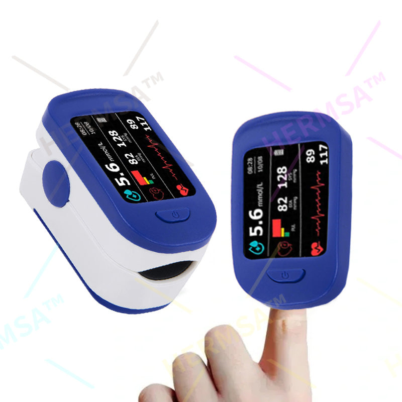 【OFFICIAL STORE】HERMSA High-Precision Multi-Purpose Non-Invasive Medical Device(For Blood Glucose, Blood Oxygen, and Blood Pressure Monitoring)[99.9% Accuracy]