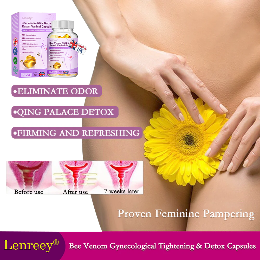 Lenreey® Bee Venom NMN Natural Repair Vaginal Capsules 🌷(For gynecological disease and obesity)