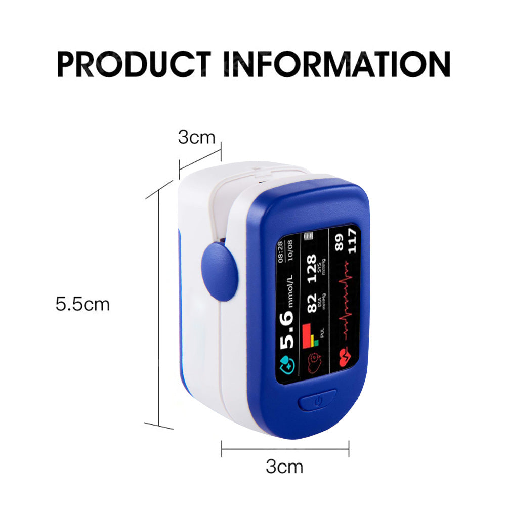 【OFFICIAL STORE】HERMSA High-Precision Multi-Purpose Non-Invasive Medical Device(For Blood Glucose, Blood Oxygen, and Blood Pressure Monitoring)[99.9% Accuracy]
