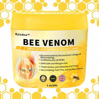 Official Brand: Raindew™ Bee Venom Advanced Joint and Bone Healing Cream  (New Zealand Bee Extract - specializing in orthopedic conditions)💍