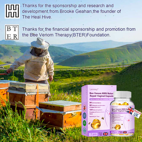 Lenreey® Bee Venom NMN Natural Repair Vaginal Capsules 🌷(For gynecological disease and obesity)