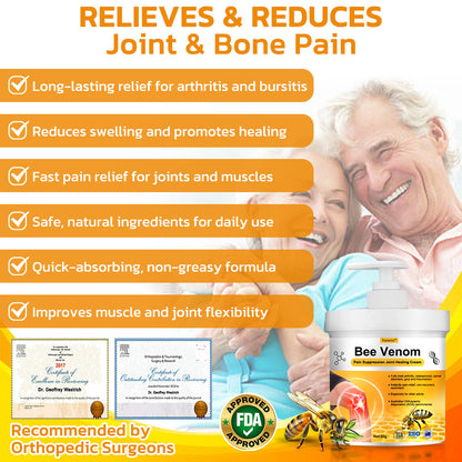 Furzero™ Bee Venom Pain Suppression Joint Healing Cream (💡UKCA Accreditation)