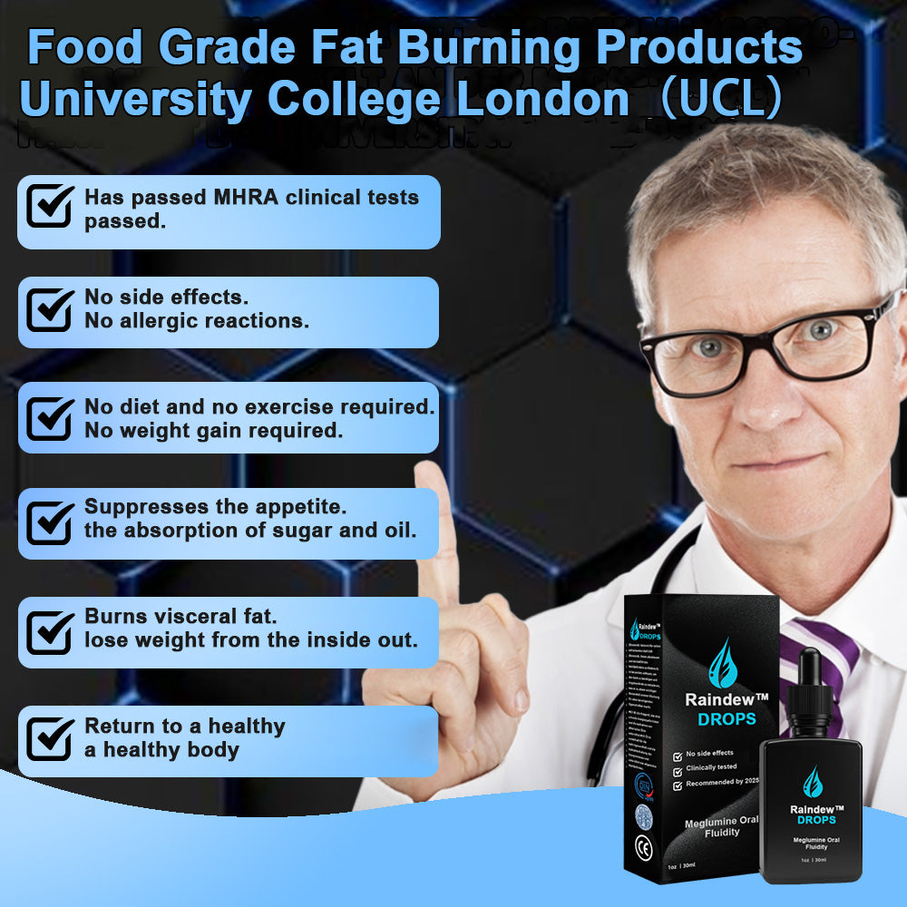 Raindew™ 𝐌𝐞𝐠𝐥𝐮𝐭𝐢𝐝𝐞 Oral Liquid (Food-Grade Fat Burning Product, Developed by University College London, Strongly Recommended by RSM)